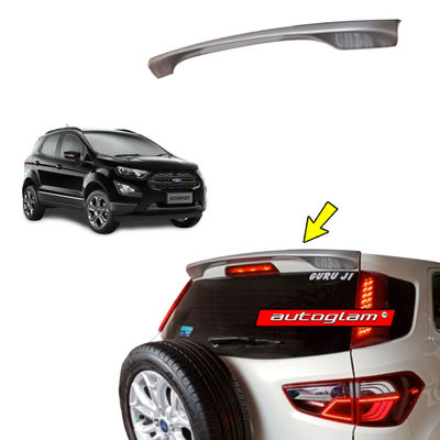 Roof Spoiler for Ford Ecosport 2018-2020 all Models, Color - ABSOLUTE BLACK, AGFE18RSAB