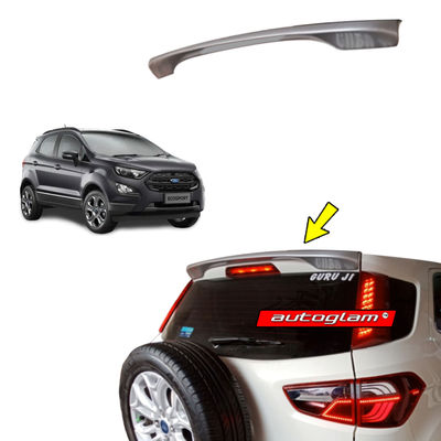 Roof Spoiler for Ford Ecosport 2018-2020 all Models, Color - SMOKE GREY, AGFE18RSSG