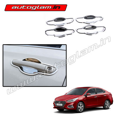 AGHV17HB, Hyundai Verna 2017+ Chrome Handle Bowl -Set of 4 pieces