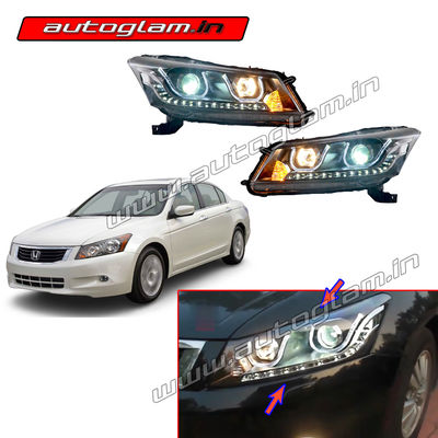 Honda Accord 2008-2013 HID Projector Headlights, AGHA10PHL