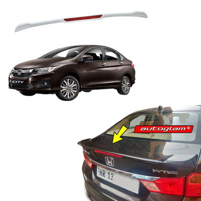 Lip Spoiler with reflector for Honda City 2016+, Color - GOLDEN BROWN METALLIC, AGHC16LSGB