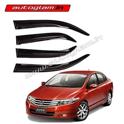 Honda City 2008-2014 Car Rain Wind Door Visor Side Window Deflector, AGHC43DV