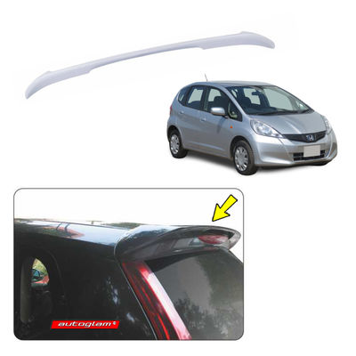 Roof Spoiler for Honda Jazz 2012-2014 Models, Color -ALBASTER SILVER, Latest Style,  AGHJ12RSAS