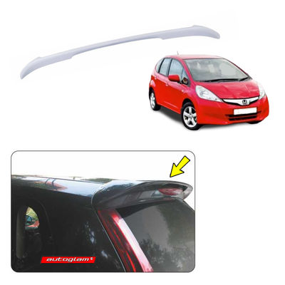 Roof Spoiler for Honda Jazz 2012-2014 Models, Color - RALLYE RED, Latest Style, AGHJ74RS