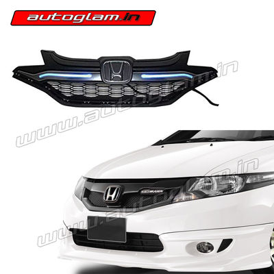Honda Jazz 2014-2020 Front Grill Mugen Style ABS Material , AGHJ23MFG