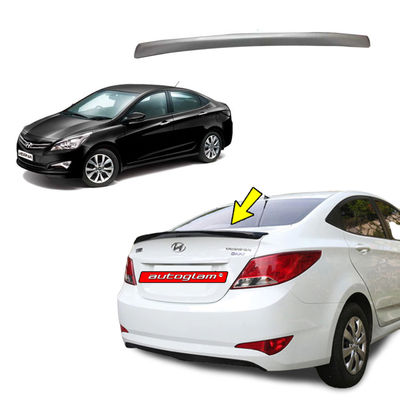 Hyundai 4S Verna Fluidic 2015-2016 Lip Spoiler , Color - PHANTOM BLACK, AGHV55LSPB