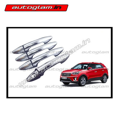 Hyundai Creta 2015-17 Chrome Door Handle Cover, Set of 4 Pcs, AGHC50CA