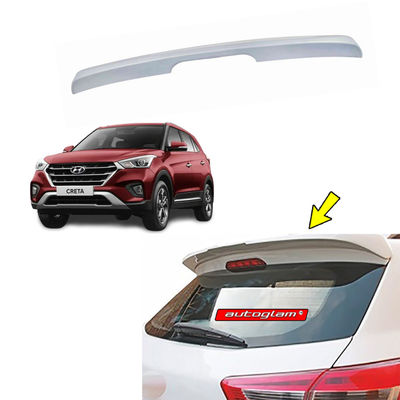 Roof Spoiler for Hyundai Creta 2018-2020 Models, Color - FIERY RED, Latest Style, AGHC18RSFR