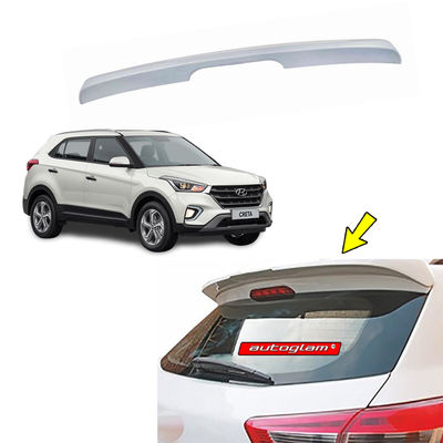 Roof Spoiler  For Hyundai Creta 2018-2020 Models, Color -POLAR WHITE, Latest Style,  AGHC18RSPW