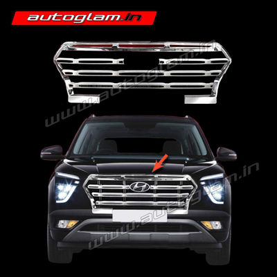 Hyundai Creta 2020 Chrome Front Grill Set, AGHC20FG3