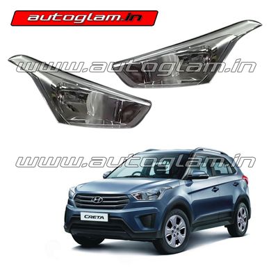 Hyundai Creta 2015-17 E,E+,S,S+ Models Headlight Assembly - Both Side (Right+Left), AGHC1HAB