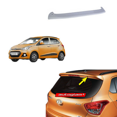 Roof Spoiler for Hyundai Grand i10 2013-2019 Models, Color - GOLDEN ORANGE, Latest Style, AGHi10RSGO