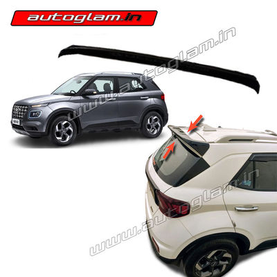 Roof Spoiler for Hyundai Venue 2019+, Color -Titan Grey, AGHV19RTG1