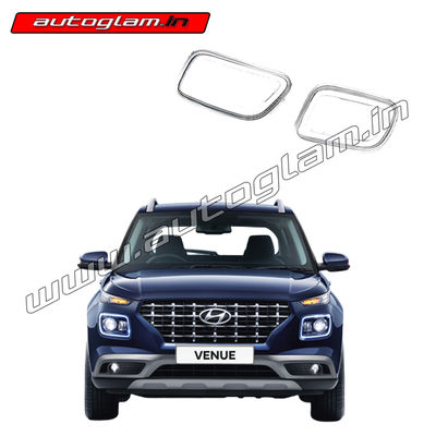 Hyundai Venue Headlight Chrome Cover, AGHV50HCC