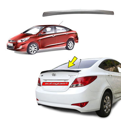 Hyundai Verna Fluidic 2011-2015 Lip Spoiler , Color - RED PASSION, AGHV52LS