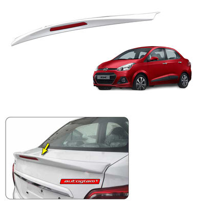 Lip Spoiler with Reflector Hyundai Xcent 2013-2016, Color - PASSION RED, Latest Style, AGHX13LSPR