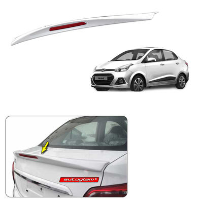 Lip Spoiler with Reflector Hyundai Xcent 2013-2016, Color - PURE WHITE, Latest Style, AGHX13LSPW