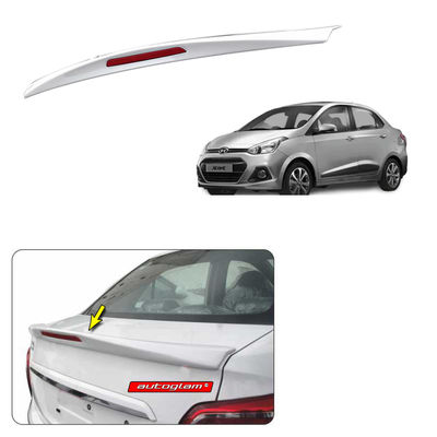 Lip Spoiler with Reflector Hyundai Xcent 2013-2016, Color - SLEEK SILVER, Latest Style, AGHX13LSSS