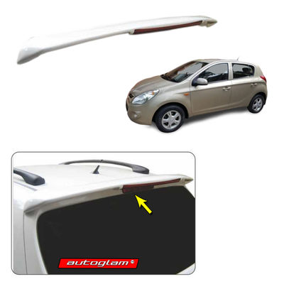 Roof Spoiler with LED Light for Hyundai i20 2008-2011 Models, Color - SILKY BEIGE, AGHi20RS1
