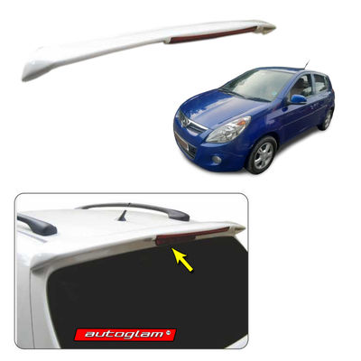 Roof Spoiler with LED Light for Hyundai i20 2008-2011 Models, Color - SPARKER BLUE, AGHi208RSSB