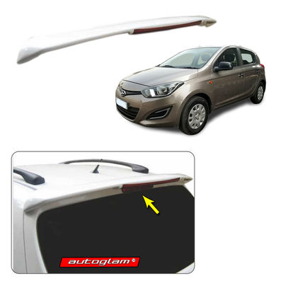 Roof Spoiler with LED Light for Hyundai i20 2012-2014 Models, Color - BRONZE, AGHi20RSB