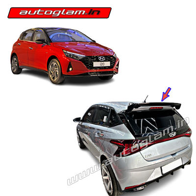 Sporty Spoiler for Hyundai i20 2020+ Models, Color - Matte Black, AGHi2020RS