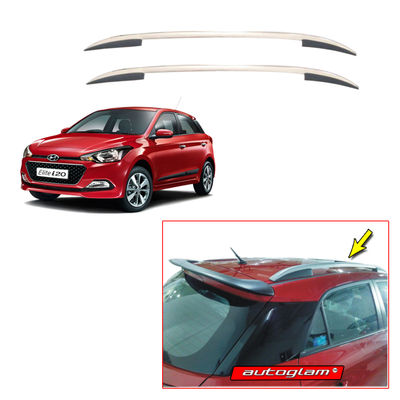 Hyundai i20 2014-2018 Roof Rails, Color - Black with Silver, AGHi205RR1