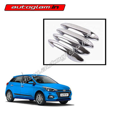 Hyundai i20 Elite 2018-20 Chrome Handle Cover, Set of 8 Pcs, AGHI201CH