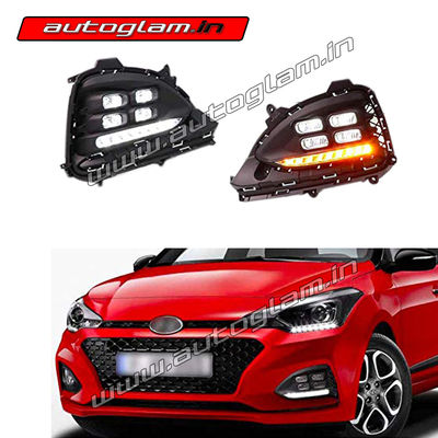 Hyundai i20 Elite 2018-2020 LED DRL with Matrix Indicator, AGHi20EDRL