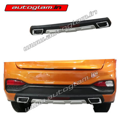 Hyundai i20 Elite 2018+ Rear Diffuser with Chrome Exhaust Tip, AGi20RD273