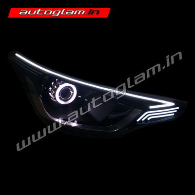 Hyundai i20 Elite 2014-18 Style HID Projector Headlight, AGHI20E603