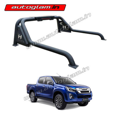 Roll bars for Isuzu D-Max Hamer Style, Color -Black, AGIDM22RB