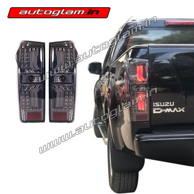 Isuzu D-Max LED Tail Lights with scanning fucntion, SMOKE Glass, AGIDM66TLS