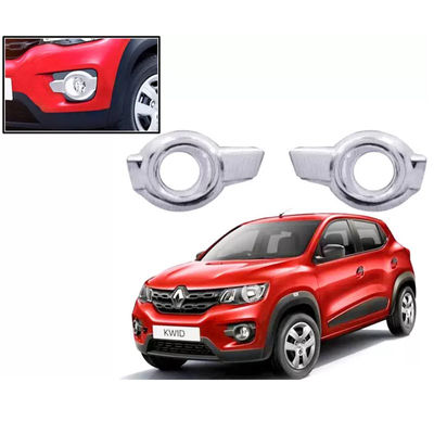 Renault Kwid OEM Tyle Car Fog Lamp Kit with Chrome Plate, AGRK427FL