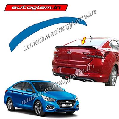 Hyundai Verna 2017+ Lip Spoiler, Color - Alpha Blue, AGHV57LSAB