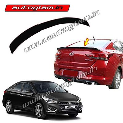 Hyundai Verna 2017+ Lip Spoiler, Color - Phantom Black, AGHV59LSPB