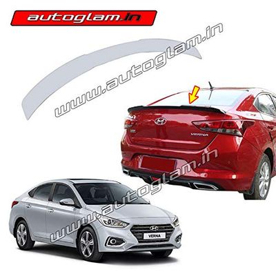 Hyundai Verna 2017+ Lip Spoiler, Color - Polar White, AGHV60LSPW