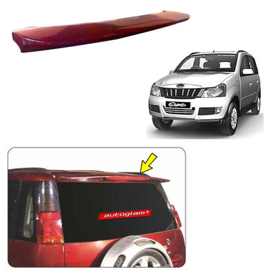 Roof Spoiler with LED Light for Mahindra Quanto, Color -DIAMOND WHITE, AGMQRSDW