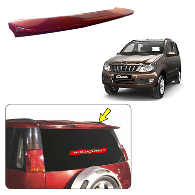 Roof Spoiler with LED Light for Mahindra Quanto, Color - JAVA BROWN, AGMQRSJB