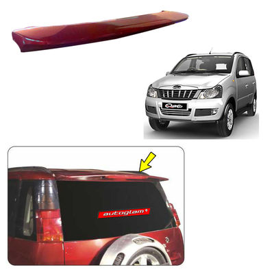 Roof Spoiler with LED Light for Mahindra Quanto, Color - MIST SILVER, AGMQRSMS