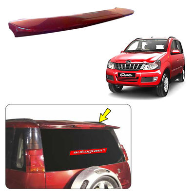 Roof Spoiler with LED Light for Mahindra Quanto, Color - TOREADOR RED, AGMQRSTR