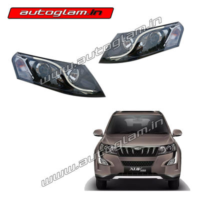 Mahindra XUV 500 2015-18 Model Original Headlight Assembly - Both Side (Left+Right), AGMXUV500B