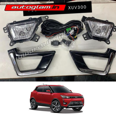 Mahindra XUV300 2019+ Fog Lamp Assembly - Set of 2, AGMXUV300FL