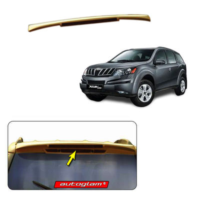 Roof Spoiler for Mahindra XUV500 2011-2015 Models, Color - DOLPHIN GREY, AGMXUVRSDG