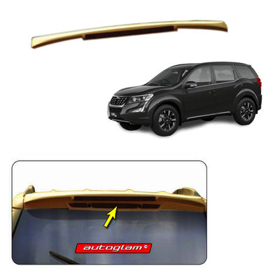 Roof Spoiler for Mahindra XUV500 2018+ all Models, Color -  VOLCANO BLACK, AGRSXUV18VB