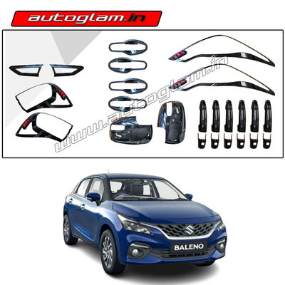 Maruti Suzuki Baleno 2022+ Black Show Kit, Set of 5 Items, AGMSB22BSK