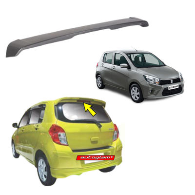 Roof Spoiler for Maruti Suzuki Celerio 2014+, Color - GLISTENING GREY, AGMSC391RS