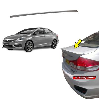 Maruti Suzuki Ciaz 2018+ Lip Spoiler, Color - PREMIUM SILVER METALLIC, AGMSC18LSSM