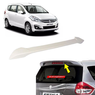 Roof Spoiler for Maruti Suzuki Ertiga  2012-2018, Color - SUPERIOR WHITE, AGMSE85RS