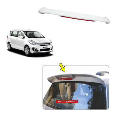 Roof Spoiler with LED Light for Maruti Suzuki Ertiga 2012-2018, Color - SUPERIOR WHITE, AGMSE82SW